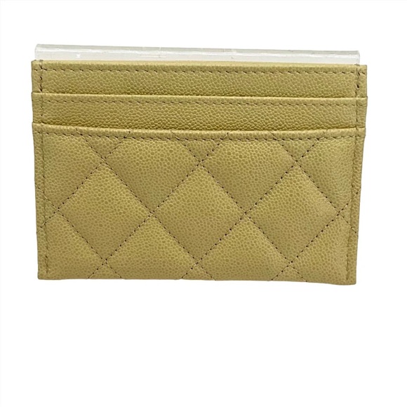 CHANEL Yellow Card Holder - Picture 2 of 3
